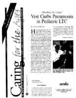 Gretchen Henkel, “Vest curbs pneumonia in pediatric LTC”