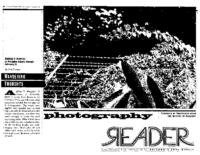Fred Camper, “Wandering Thoughts”, Chicago Reader, Chicago, IL, February 9, 1996