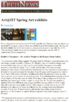 Udayan Das, “Art@IIT Spring Art Exhibits”, Tech News, Spring 2009